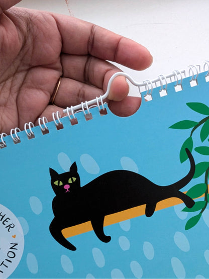 Black Cats Family Planner (perpetual)